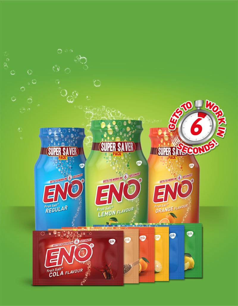 Fast Relief from Acidity ENO®